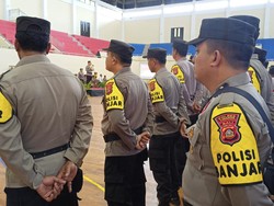 398 Polisi Banjar Perkuat Pengamanan Wilayah di Tabanan