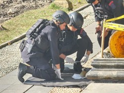 Pekerja Proyek Temukan Mortir Aktif di Alun-alun Gunungkidul