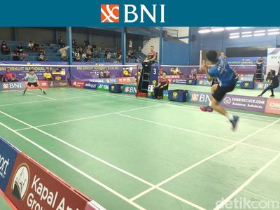 Lompatan Ghaisan Lewati Lawan di BNI Sirnas B Kota Banjarbaru