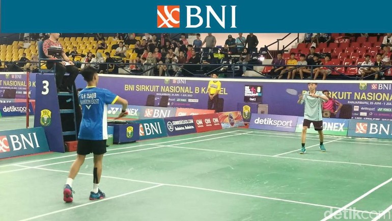 Ghaisan, yang sebelumnya dapat bye, mengawali di babak 64 besar melawan Ahmad Naufal. Foto: Muhammad Budi Kurniawan/detikcom