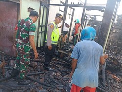 Rumah Pasangan Lansia di Denpasar Terbakar, 2 Motor Ikut Ludes