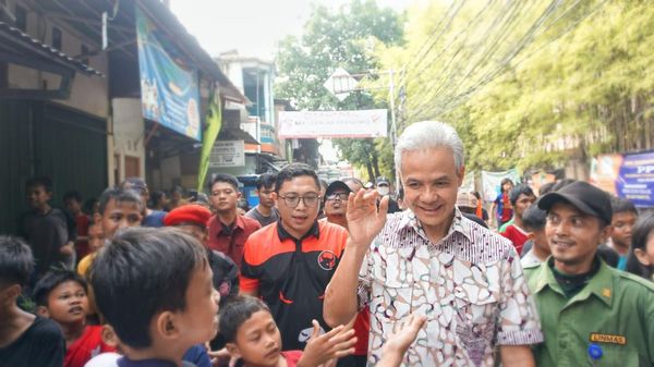 Momen Ganjar Blusukan di Pademangan
