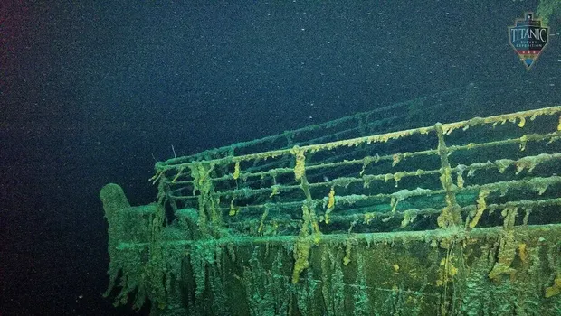 Pemandangan dari kapal selam Titan
