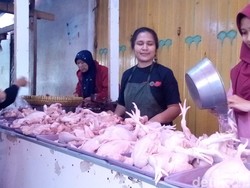 Pedagang di Kuningan Puyeng, Harga Ayam Tembus Rp 50 Ribu Per Kg