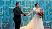 Foto: Pernikahan Megah Crazy Rich di Gardens By The Bay, Habiskan Rp 2,7 M