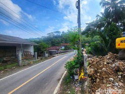 Jembatan Penghubung Jabar-Banten di Sukabumi Diganti Baru