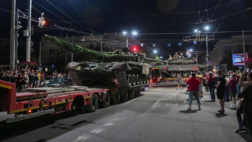 Saat Pasukan Wagner Putar Balik, Batal Serbu Rusia Saat Pasukan Wagner Putar Balik, Batal Serbu Rusia