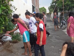 Geger Mayat Bayi Dipendam di Pekarangan Warga Banyumanik Semarang