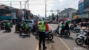 Uji Coba Simpang Kampung Utan Tangsel, Lalin Ciputat Ramai Lancar