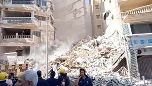 Gedung Runtuh di Alexandria Mesir, 4 Orang Terluka