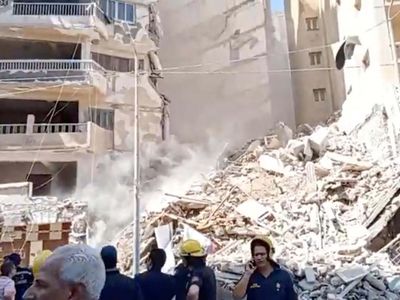 Gedung Runtuh di Alexandria Mesir, 4 Orang Terluka