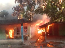 3 Rumah di Rokan Hulu Terbakar, Kakek-Cucu Tewas Terpanggang
