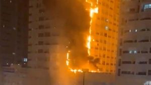Kebakaran Landa Gedung Apartemen di Uni Emirat Arab