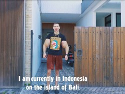 Kabar Terbaru Mantan Tentara Rusia Terobsesi Jadi Popeye, Kini Kabur ke Bali
