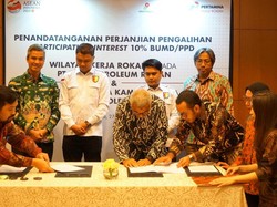 Teken Perjanjian, Pertamina Alihkan 10% Saham Blok Rokan ke Pemprov Riau