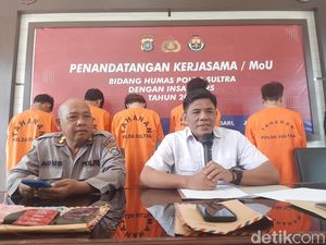 5 Muncikari Jual PSK di Kendari Ditangkap, Tarif Rp 800 Ribu Sekali Kencan 5 Muncikari Jual PSK di Kendari Ditangkap, Tarif Rp 800 Ribu Sekali Kencan