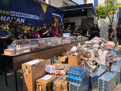 Bea Cukai Gresik Musnahkan 1,8 Juta Rokok Ilegal, Rugikan Negara Rp 1,1 M