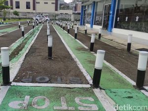 Spesifikasi Sirkuit Ujian Praktik SIM C, Kini Lebih Lebar