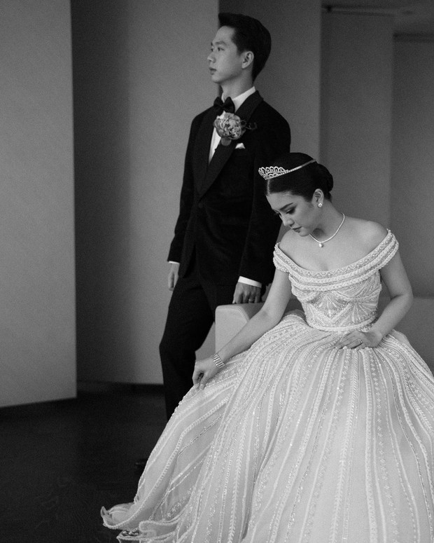 Valencia Tanoe dan Kevin Sanjaya/ Foto: instagram.com/valenciatanoe Valencia Tanoe dan Kevin Sanjaya resepsi pernikahan di Jakarta