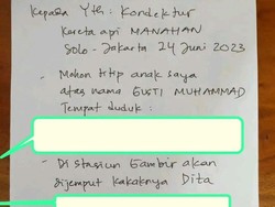 Sepucuk Surat Mama Bawa Penumpang Cilik Menempuh Solo - Jakarta Sendirian