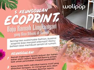 Infografis: 5 Keunggulan Ecoprint, Baju Ramah Lingkungan Buatan di Rumah