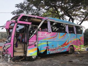 Bus vs Minibus Adu Kambing di Pringsewu, 2 Tewas dan 7 Luka-luka