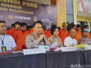 3 Pekan, 45 Kasus Kejahatan Diungkap-31 Tersangka Diringkus di Palembang