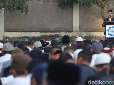 Suasana Salat Idul Adha di Bandung