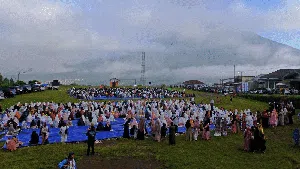 Suasana Salat Idul Adha Muhammadiyah di Tanah Air