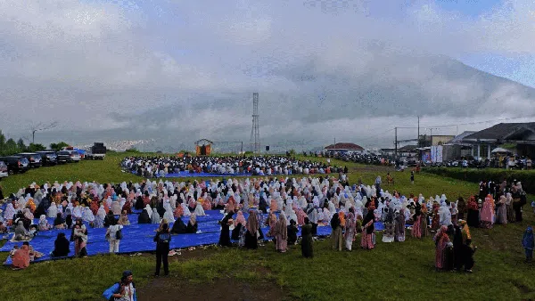 Suasana Salat Idul Adha Muhammadiyah di Tanah Air