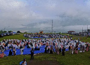 Suasana Salat Idul Adha Muhammadiyah di Tanah Air Suasana Salat Idul Adha Muhammadiyah di Tanah Air