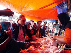 Zulhas Tinjau Pasar di Lampung: Harga Bapok Masih di Bawah Harga Acuan