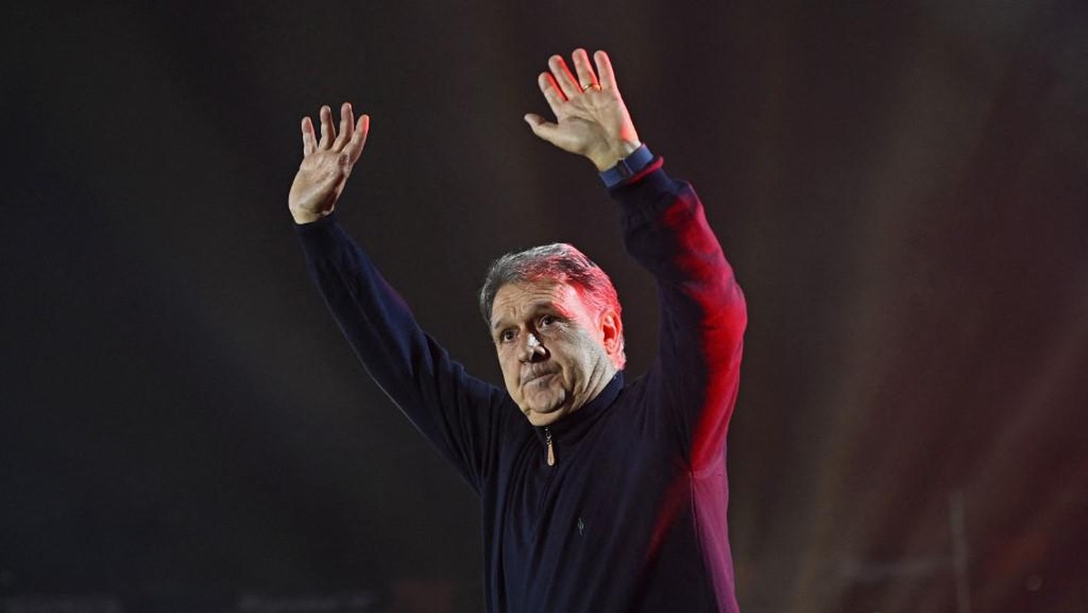 Tata Marino resmi menjadi pelatih Inter Miami. (Foto: STRINGER / AFP)