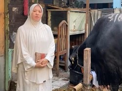 Prabowo Sumbang Sapi Kurban ke Yayasan Islam Alfauzaniyyah Koja Jakut