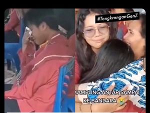 Mahasiswa KKN UGM Diantar Tangis Haru Warga Sekampung