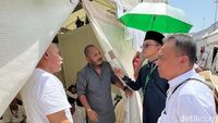 Potret Pimpinan DPR Dasco dan Timwas Tinjau Maktab Jemaah Haji RI di Mina
