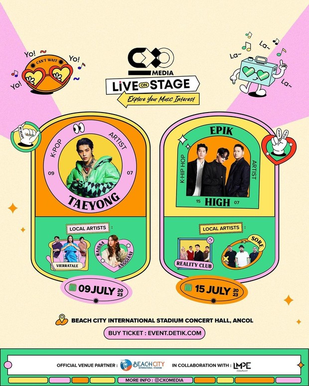 Poster festival CXO Media Live on Stage