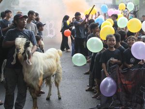 Unik, Tradisi Pawai Hewan Kurban di Malang Unik, Tradisi Pawai Hewan Kurban di Malang