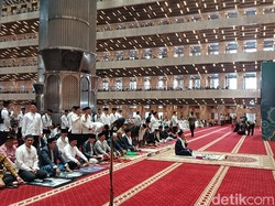 Wapres Maruf Amin Salat Idul Adha di Masjid Istiqlal