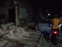 Dampak Gempa Bantul, Taman Budaya Gunungkidul-Pasar Wonosari Rusak