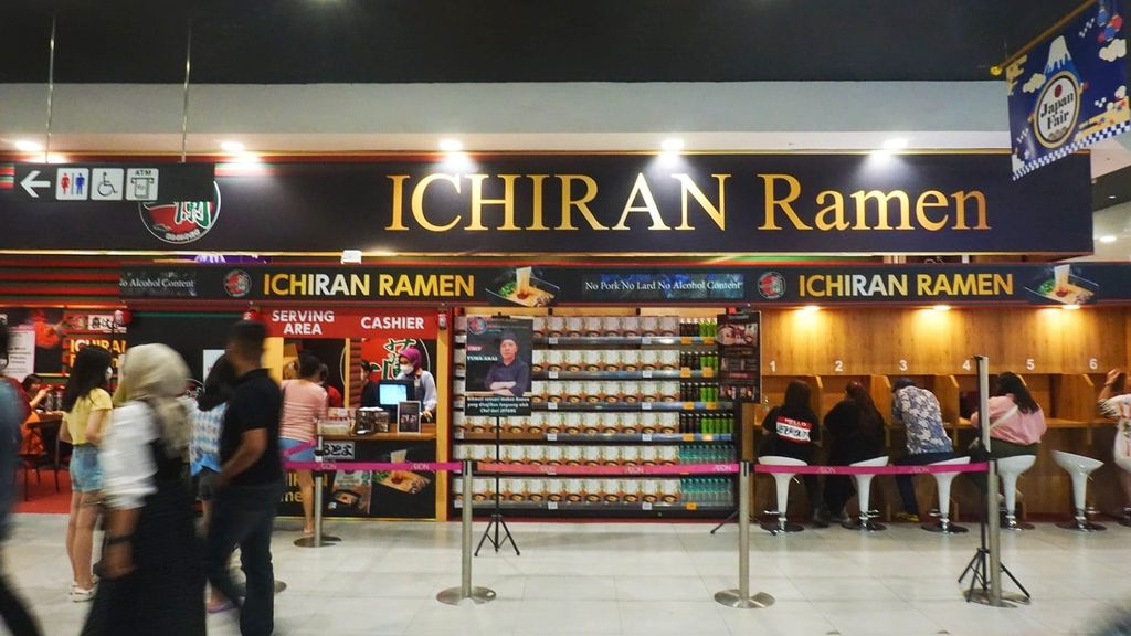 Ichiran ramen ada di Indonesia