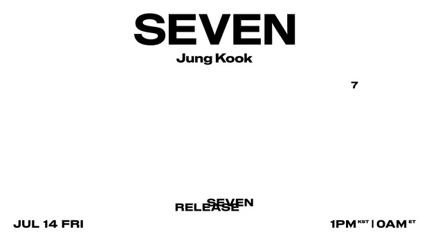 Jungkook solo Seven/Dok. @bts_bighit twitter