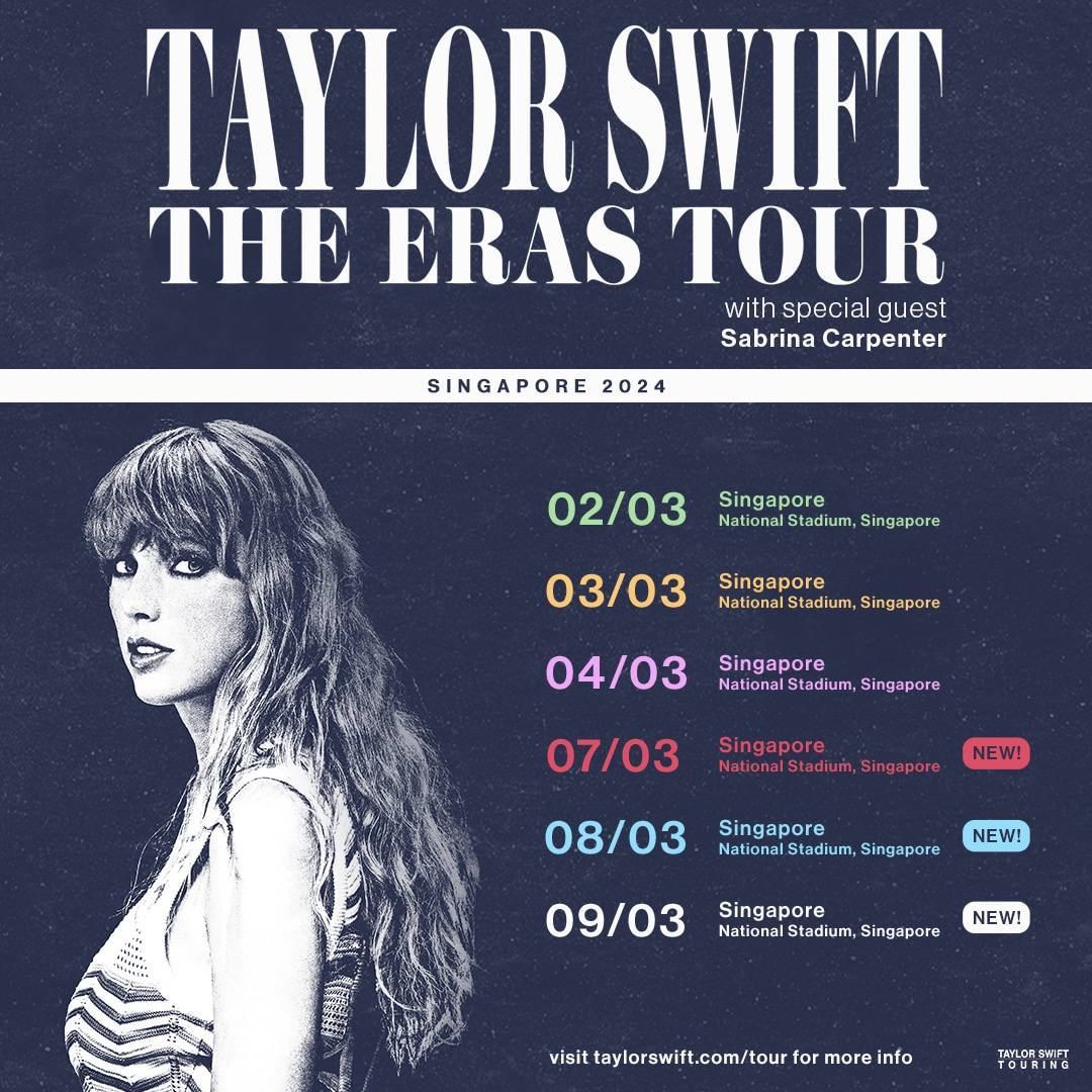 Konser Taylor Swift Singapore 2024: The Eras Tour