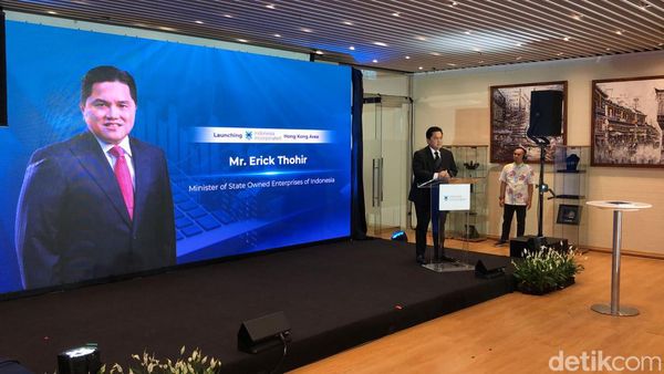 Momen Erick Thohir Luncurkan Indonesia Inc di Hong Kong