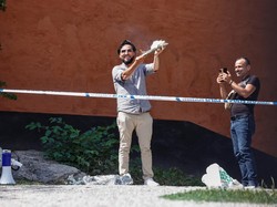 Detik-detik Pria Robek dan Bakar Al-Quran di Masjid Pusat Stockholm