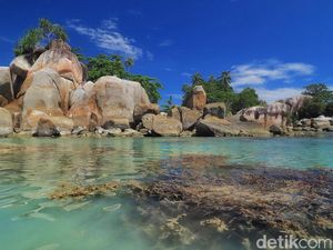 Potret Keindahan Pantai Turun Aban di Bangka Potret Keindahan Pantai Turun Aban di Bangka