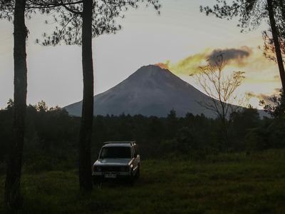 Penampakan Aktivitas Gunung Merapi Pagi Ini