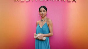 7 Pesona Putri Marino Pakai Gaun Aquamarine di Pesta Bulgari, Banjir Pujian