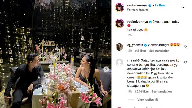 Rachel Vennya dan Salim Nauderer
