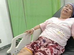 Emak-emak Surabaya Digigit Ular Sanca yang Diinjaknya Saat Buang Sampah